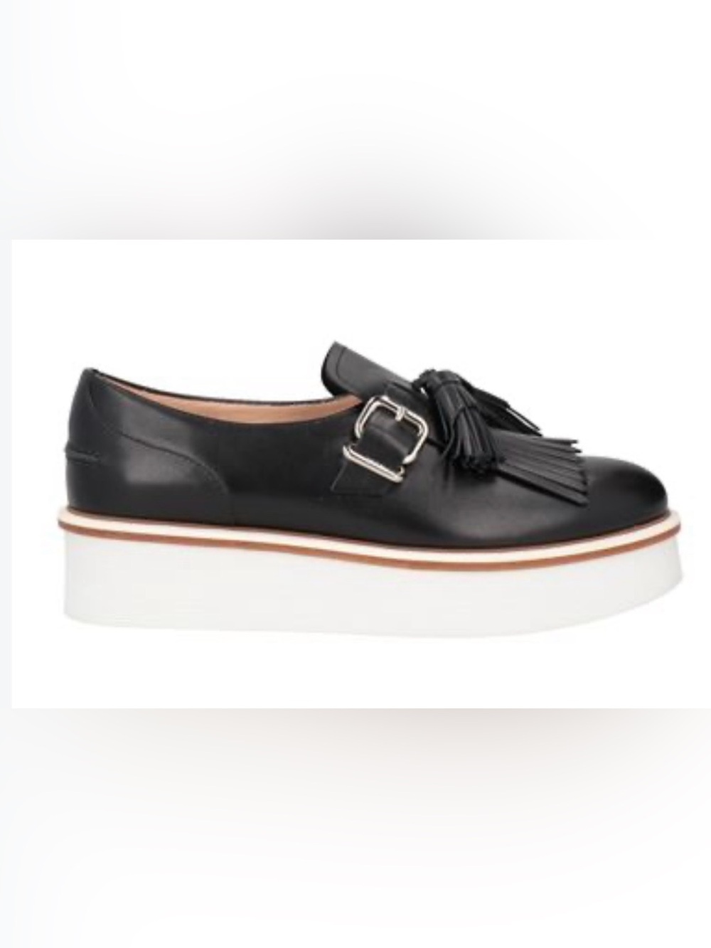 Tod's Kiltie Fringe Platform Loafers with tassel Size 38/ US8